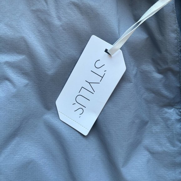 Stylus Windbreaker Rain Coat, Gray, Men's XL, NWT - Picture 4 of 7